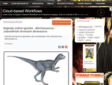 Tablet Screenshot of dinosaurusi.com